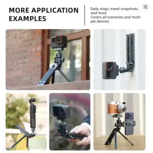 Leaplight- Tripod Multifungsi LMA6 - Portable, Alumunium Alloy