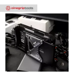 Vlogger LunchBox III Case for 2.5" SATA SSD to Atomos NINJA V/V+ Attachment