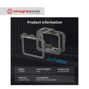 Ntize Cage for GoPro Hero 9/10/11/12