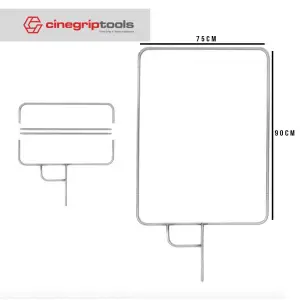 Selens Removable Studio Stainless steel Flag Panel 75x90cm