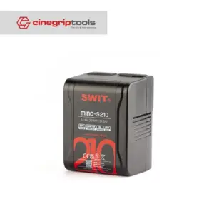 SWIT V-Mount Battery MINO-S210 Pocket 140Wh 150W 12A D-Tap USB-C USB-A 4 Step LED