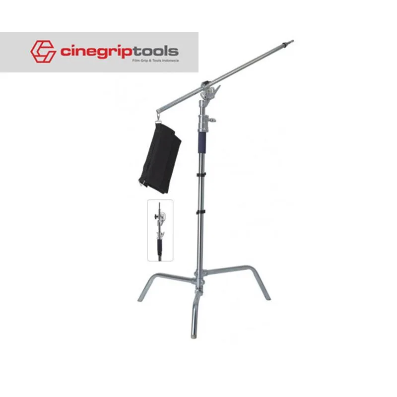 DearKoL K-4 3100mm 2 in 1 reclined C stand with boom