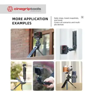 Leaplight- Tripod Multifungsi LMA6 - Portable, Alumunium Alloy