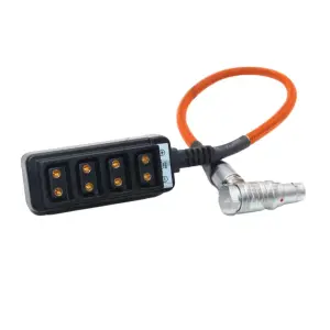 Ext 7pin (Alexa Mini) for 4 D-Tap Camera Power Dtap Fourway Splitter