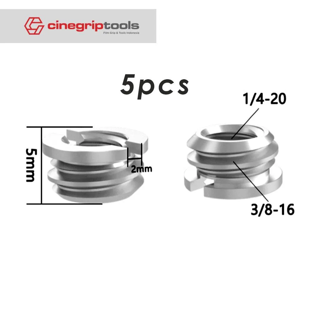 1/4 Mutual Turn 3/8 Adapter Screw - 5 Pcs/Pack