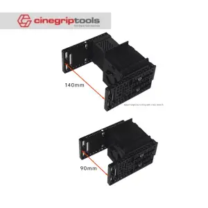Fangtuo Rig MV5 Lite Cage Universal Model V-Port Height-adjustable Expanded Power Supply and Cooling Kit for V-mount Battery
