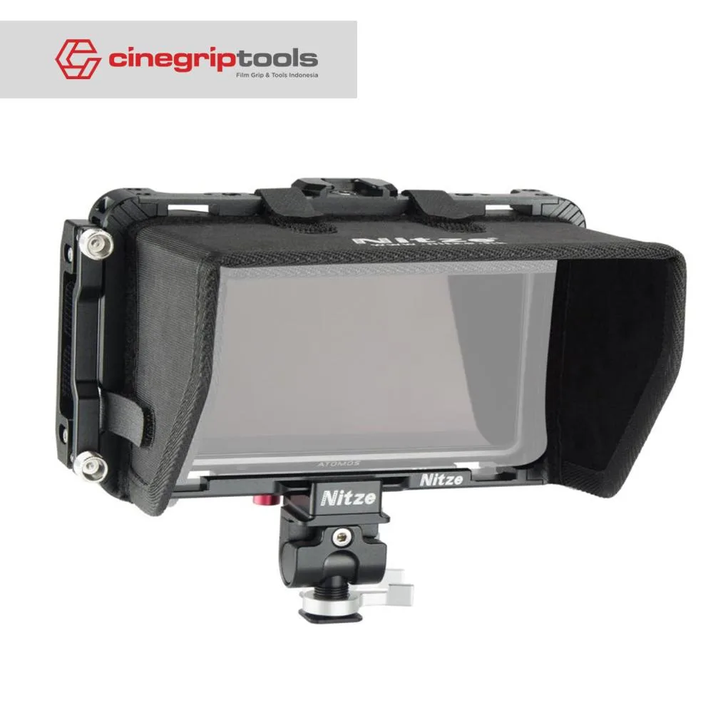 Nitze Monitor Cage for Atomos NinjaV/NinjaV+/Shinobi Sunhood & Holder