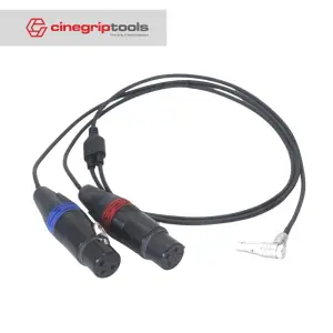 5pin Audio Plug To Double 3-Pin XLR Female Audio Cable 60CM