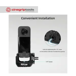 Nitze Half Cage for Insta360 X3