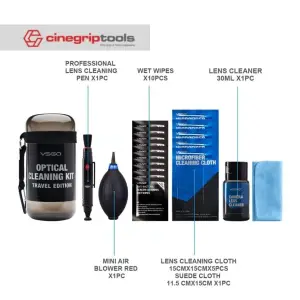 VSGO DKL-15G Optical Camera Cleaning Kit Travel Size