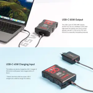 SWIT V-mount Battery CIMO-98S 98Wh USB-C Slim Cine