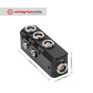 0B 2pin female TO 3x 0B 2pin female power box distributor