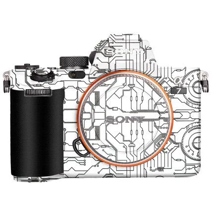 3M Sticker for Sony A7M4 - circuit white + matrix