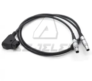 D-TAP to double 2pin Power Adapter For Teradek vaxis hollyland 60cm