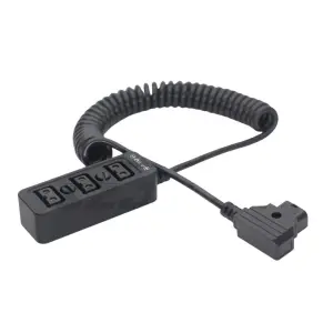 Camera Power D-TAP Distributor Three Way Splitter Metal Case