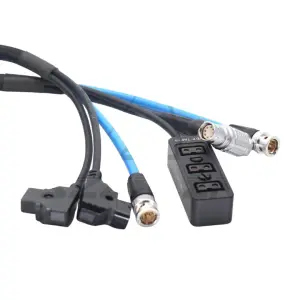 CANARE LV-61S 75OHM SDI Video Cable + D-TAP Dtap Splitter with 1/4"