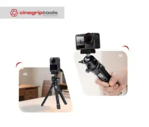 Leaplight action camera quick-release gimbal, all-metal magnetic quick-release spherical base, tripod adapter accessories, screen orientation adjustment, compatible with DJI Inspire action cameras - LYD4