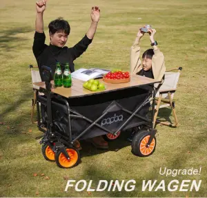 Electric Folding Cart Assisted Hand- Pulled 6km