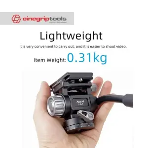 Metal Fluid Head Universal Standard Portable Panoramic Head For SLR Cameras and Mobile Phones