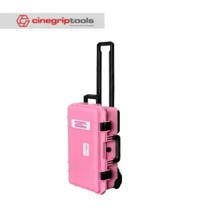 SMRITI S5129 (Pelican Copy) Pull Rod Protective Waterproof IP67 Tools Case Padded Divider - Pink