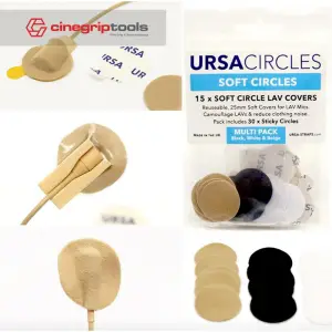 Ursa Soft Circles (Multi-Pack of 15) c/w 30 Sticky Circles
