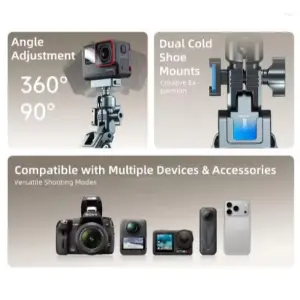 Leaplight- Tripod Multifungsi LMA6 - Portable, Alumunium Alloy