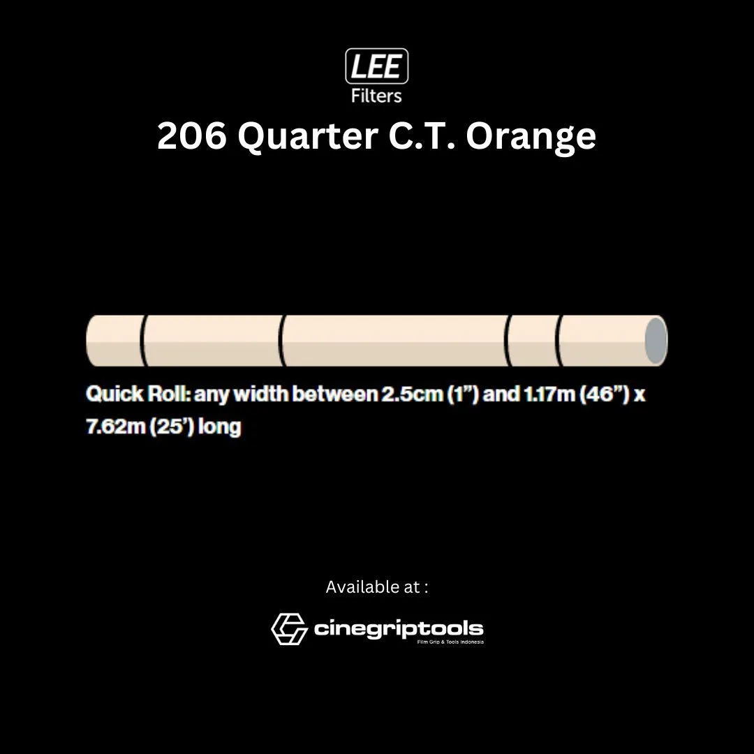 Lee Filter 206 Quarter C.T.Orange