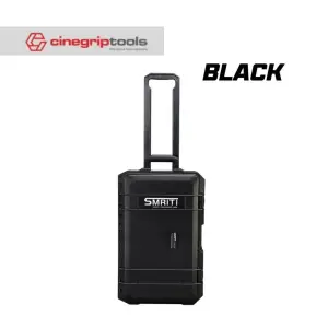 SMRITI HARDCASE (Pelican Copy) S5129 Pull Rod Protective Waterproof Tools Case With Pick and Pluck Foam - Black