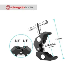 C Clamp Magic Arm Super Clamp DSLR Camera Tripod Penjepit Kamera