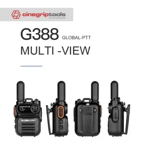 Cinegriptools Walkie Talkie Global PTT G338 (Included Simcard for Sea region only)