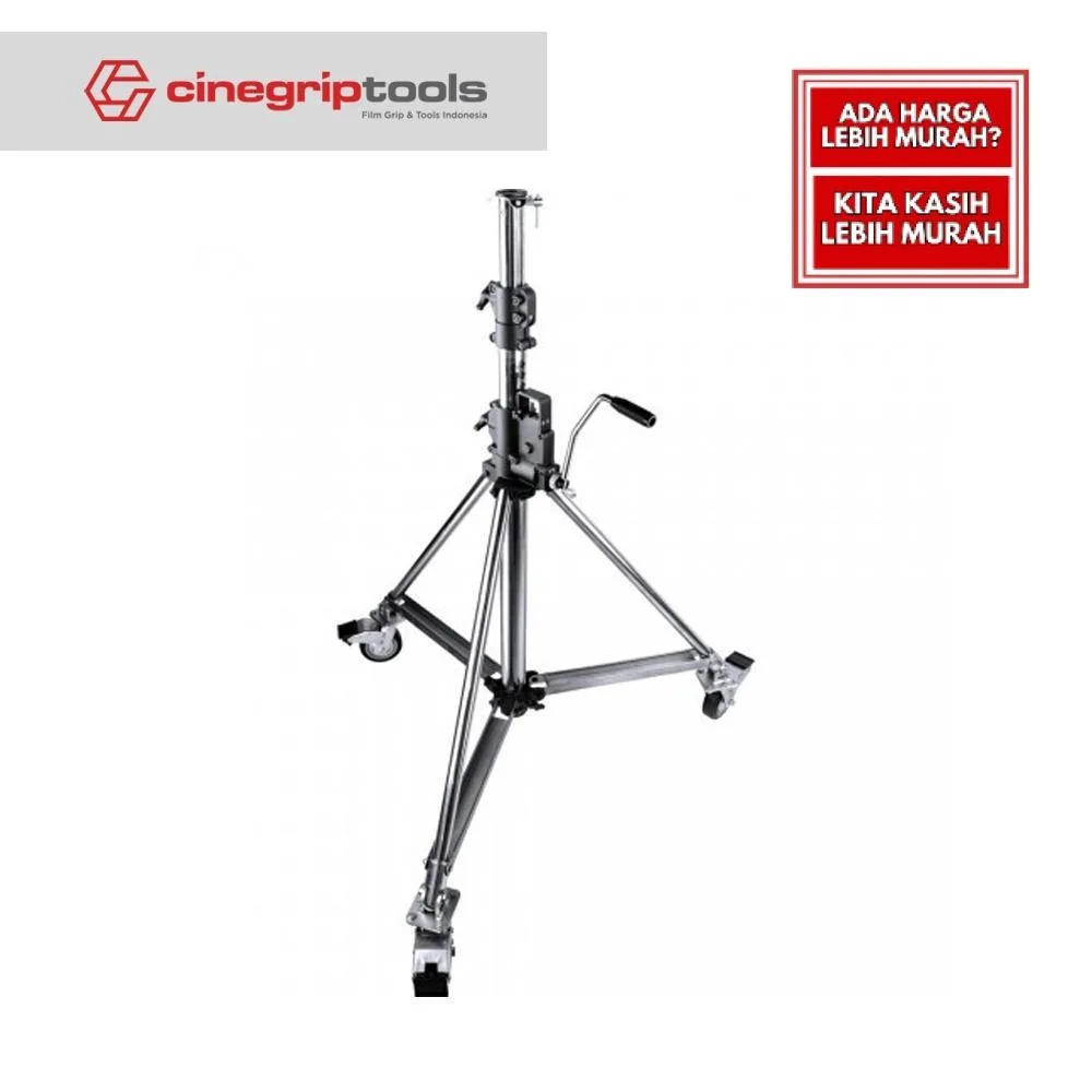 485 - Kupo Heavy Duty Wind-Up Low Base Steel Stand