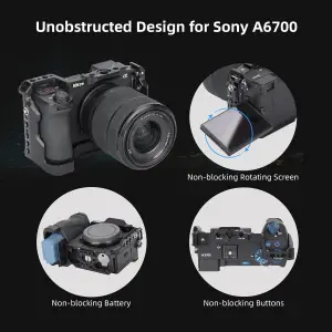 Nitze Cage for Sony A6700 - Camera cage
