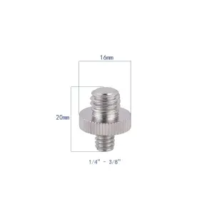 1/4 to 1/4 or 3/8 to 1/4 conversion screws - 2 pcs per pack