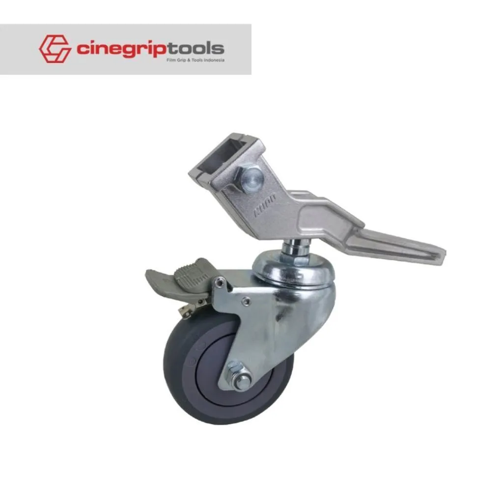 KUPO KC-100G Dia. 100mm 4inch Caster W/30mm Square Adapter (Set of 3)