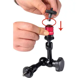 Quick release mini ballhead magic hand monitor ballhead for camera