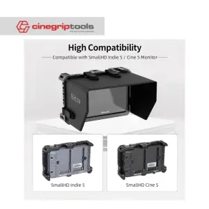 Nitze Cage with Sunhood for SmallHD Indie 5 / Cine 5 - JT-S03B