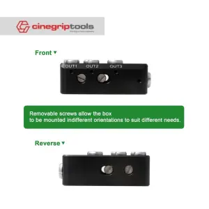 0B 2pin female TO 3x 0B 2pin female power box distributor