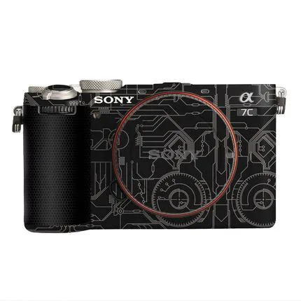 3M Sticker for Sony A7C2 generation - circuit gold + matrix
