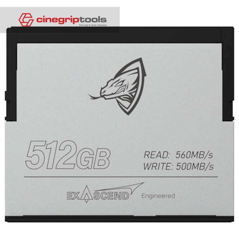 Red Approve Card Exascend 512GB Archon CFast 2.0 For RED KOMODO