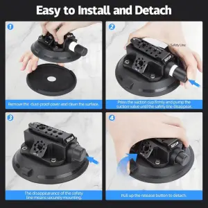 Nitze 4.5inch Suction Cup