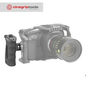 Nitze Rubberized Aluminum Alloy Side Handle with ARRI Rosette