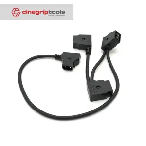 3-Port female D-tap P-Press for Male D-tap B Press Power Hub Adapter