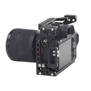 Nitze Cage for Sony a7II / a7III Series, a9 with PE06 HDMI Cable Clamp