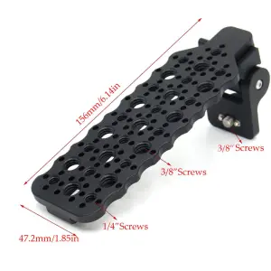 Camera Side Expansion Board, Universal Adjustment bracket, Sliding, Fixed With 3/8inch Screws