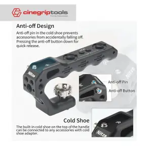 Nitze Lil Stinger II 3/8inch ARRI Locating Pins Handle