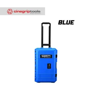 SMRITI HARDCASE (Pelican Copy) S5129 Pull Rod Protective Waterproof Tools Case With Warren file + TrekPak - Blue