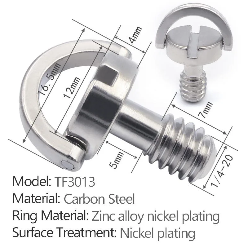 slotted flat ring quick-release screw TF3013