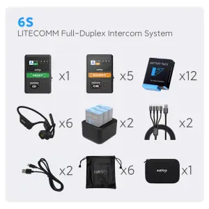 VAXIS LITECOMM Full-Duplex Intercom System 6S