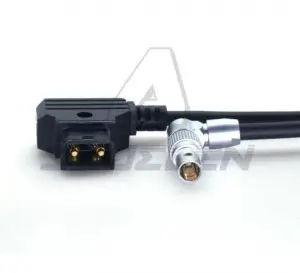 D-tap To Rotatable FSG 0B 2pin Cable untuk Teradek Vaxis Power Cable