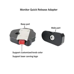 Mini quick release plate - 1/4 Screw